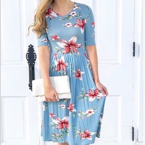Floral midi dress